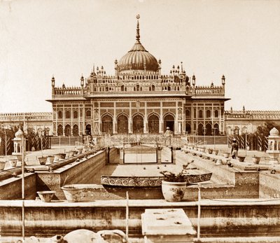 Husainabad Imambara a hrobka Muhammada Ali Khana, Lucknow od Felice Beato