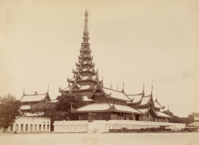 The Palace Mandalay (Centrum vesmíru) od Felice Beato