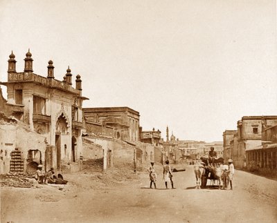 Cesta, kterou generál sir Henry Havelock vstoupil do rezidence, Lucknow od Felice Beato