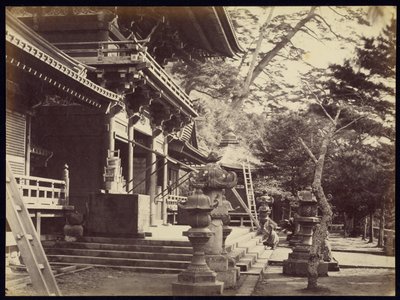 Chrám Hačiman, Kamakura od Felice Beato