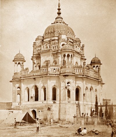 Věž manželky Sadaat Ally v paláci Kaiser Bagh, Lucknow od Felice Beato