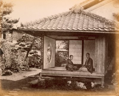 Tycoonova zastávka na Tocaido Hasa, 1868 od Felice Beato