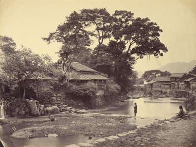 Pohled v rodném městě, Nagasaki od Felice Beato