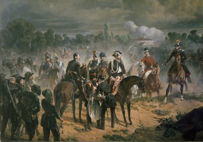 Bitva u Goita (olej na plátně) od Felice Cerruti Bauduc