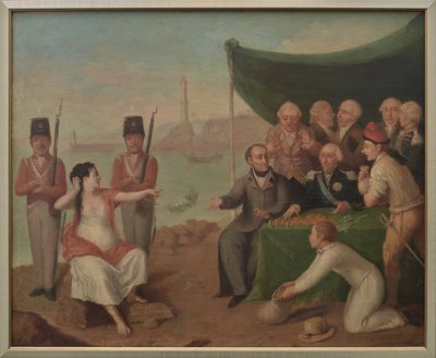 Ligurie v roce 1814 od Felice Guascone