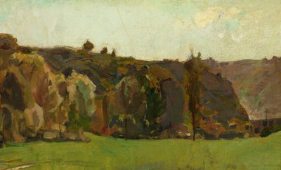 Krajina v Ardenách od Félicien Rops