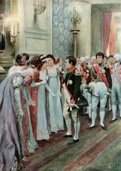 Recepce v Tuileries od Felicien baron de Myrbach Rheinfeld