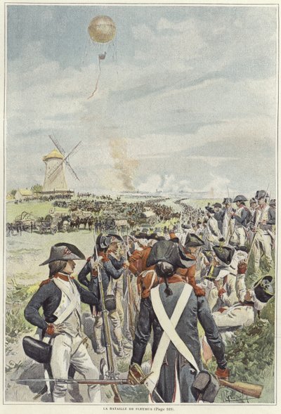 Bitva o Fleurus od Felicien baron de Myrbach Rheinfeld
