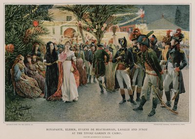 Shromáždění v zahradě Tivoli v Káhiře od Felicien baron de Myrbach Rheinfeld
