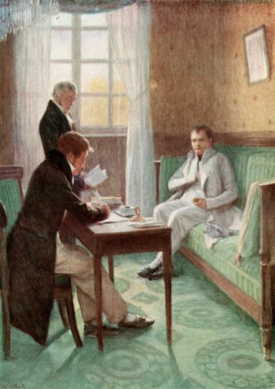 Napoleon na Svaté Heleně od Felicien baron de Myrbach Rheinfeld
