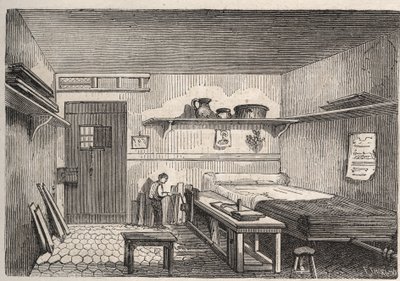 Paříž – věznice Petite Roquette (vězení pro ženy a mladistvé) – od Felix (after) Thorigny