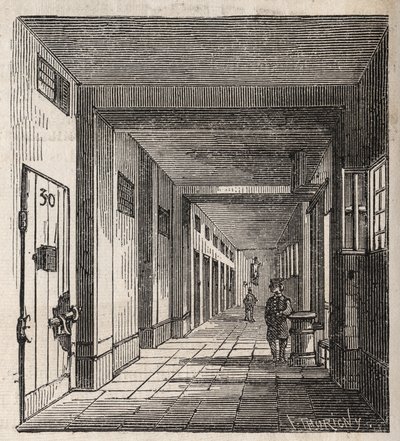 Paříž – věznice Petite Roquette (vězení pro ženy a mladistvé) – od Felix (after) Thorigny