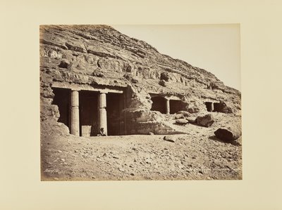 Jeskyně Béni-Hassan, Egypt od Félix Bonfils