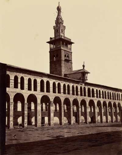 Minaret nevěsty - Damašek od Félix Bonfils