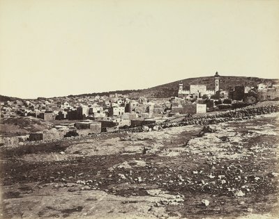 Panoramatický výhled na Hebron od Félix Bonfils