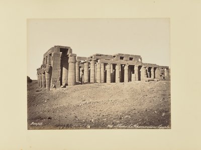 Théby. Ramesseum (Egypt) od Félix Bonfils