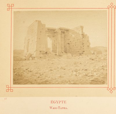 Wadi Tapha od Félix Bonfils