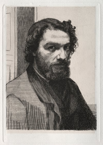 Alphonse Legros, 1861 vytištěno 1875. od Felix Bracquemond