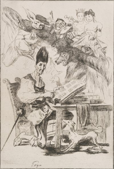 Don Quijote, 1860 od Felix Bracquemond