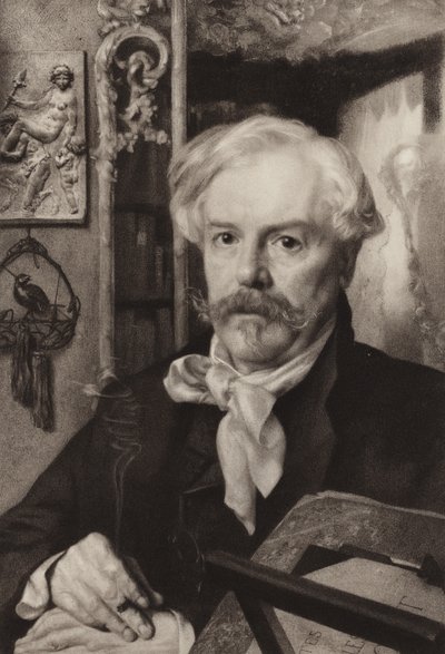 Edmond de Goncourt (rytina) od Felix Bracquemond
