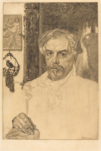 Edmond de Goncourt od Felix Bracquemond