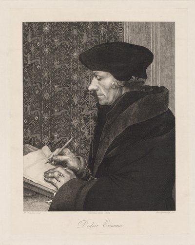 Erasmus Didier Erasmus, 1863. od Felix Bracquemond