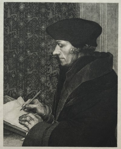Erasmus, po Holbeinovi od Felix Bracquemond