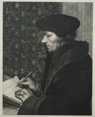 Erasmus, po Holbeinovi, 1863. od Felix Bracquemond