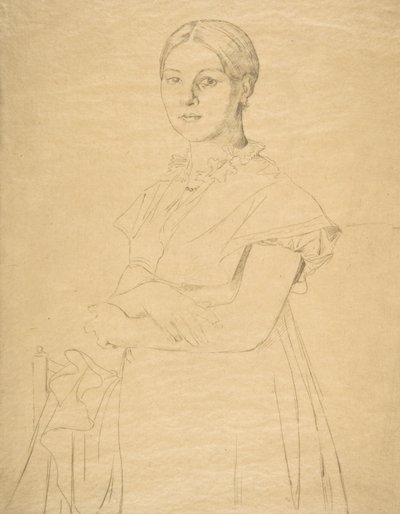 Madame Grangerová, po Ingresovi, 1867. od Felix Bracquemond