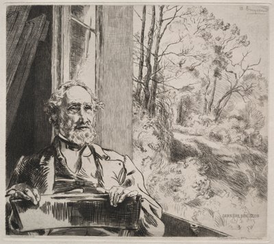 Meyer-Heine, c. 1872. od Felix Bracquemond