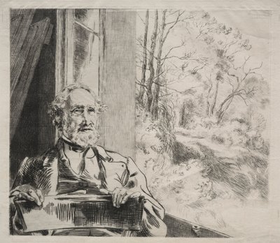 Meyer-Heine, c. 1872 od Felix Bracquemond