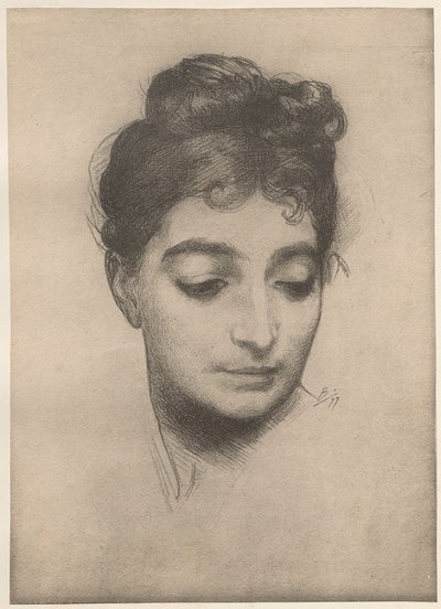 Portrét, 1899. od Felix Bracquemond