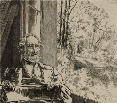 Portrét Jacoba Meyer-Heineho od Felix Bracquemond