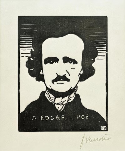 Edgar Poe od Felix Edouard Vallotton