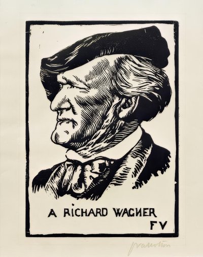 Richard Wagner od Felix Edouard Vallotton