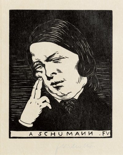 A Schumann, 1893 od Felix Edouard Vallotton