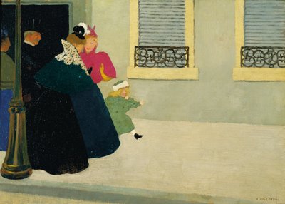 Procházka, kolem roku 1895 od Felix Edouard Vallotton