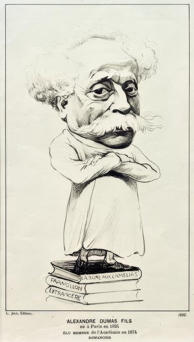 Alexandre Dumas Fils od Felix Edouard Vallotton