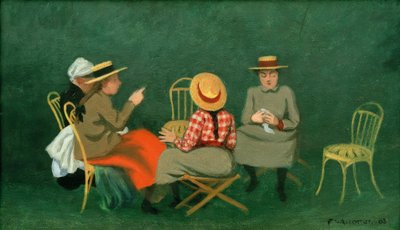 V Bois de Boulogne od Felix Edouard Vallotton