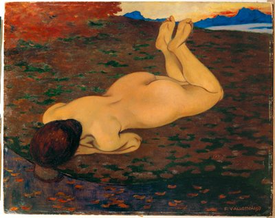 Koupající se nebo Zdroj od Felix Edouard Vallotton