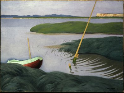 Loď v Berville, 1918 od Felix Edouard Vallotton