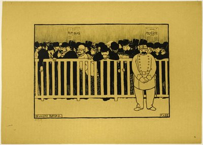 Pokladna od Felix Edouard Vallotton