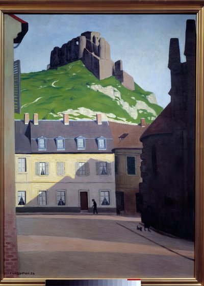 Chateau Gaillard v Les Andelys. Obraz Felixe Vallottona (1865 - 1925) od Felix Edouard Vallotton