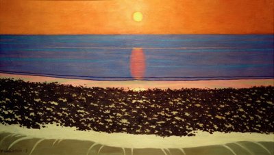 Západ slunce, Villerville od Felix Edouard Vallotton