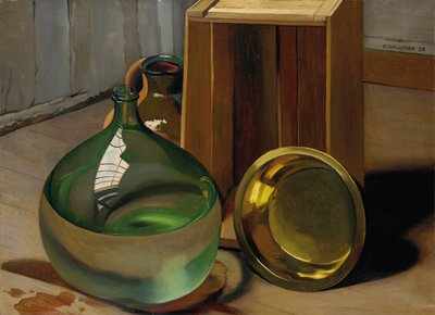 Demižon a bedna, 1925 od Felix Edouard Vallotton