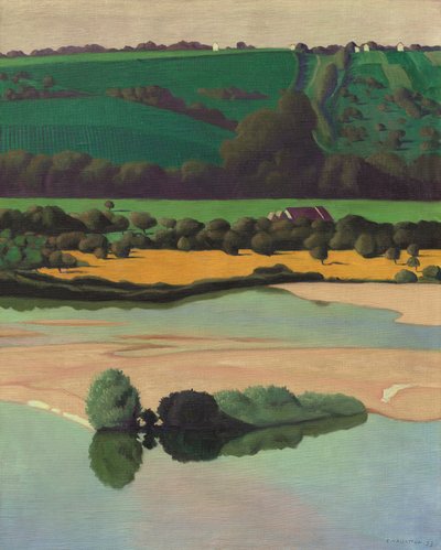 Večer na Loiře od Felix Edouard Vallotton