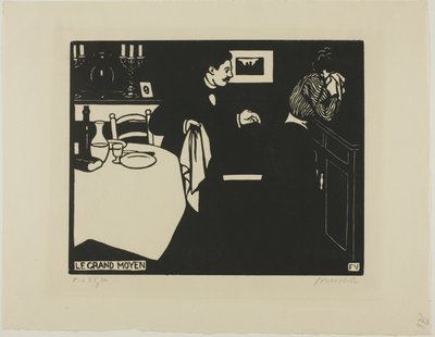 Extreme Measure, deska šest od Intimacies od Felix Edouard Vallotton