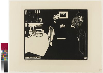 Extreme Measure, deska šest z Intimacies, 1898 od Felix Edouard Vallotton
