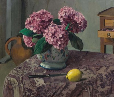 Hortensias and Lemon, 1923. od Felix Edouard Vallotton