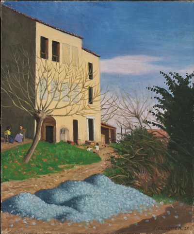 Dům na slunci, Modré kameny, 1920 od Felix Edouard Vallotton